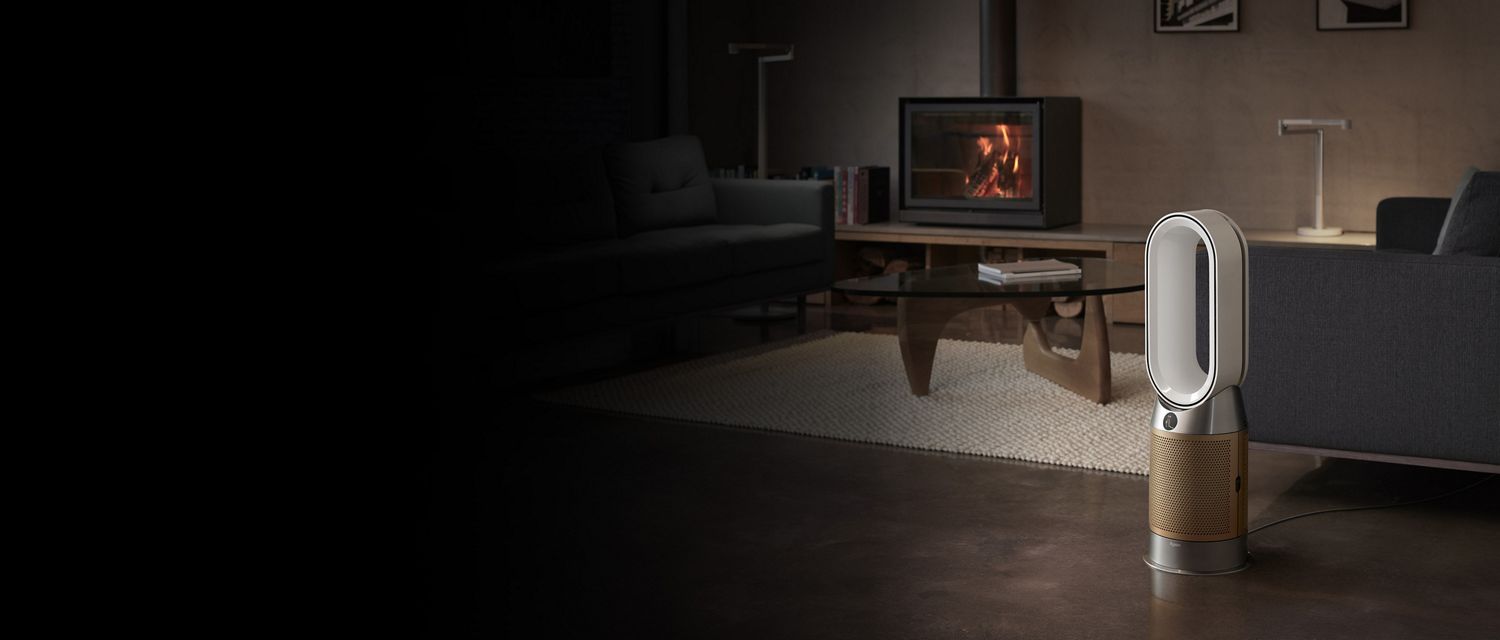 Purificatore d'aria e ventilatore Dyson che rinfresca e purifica la stanza